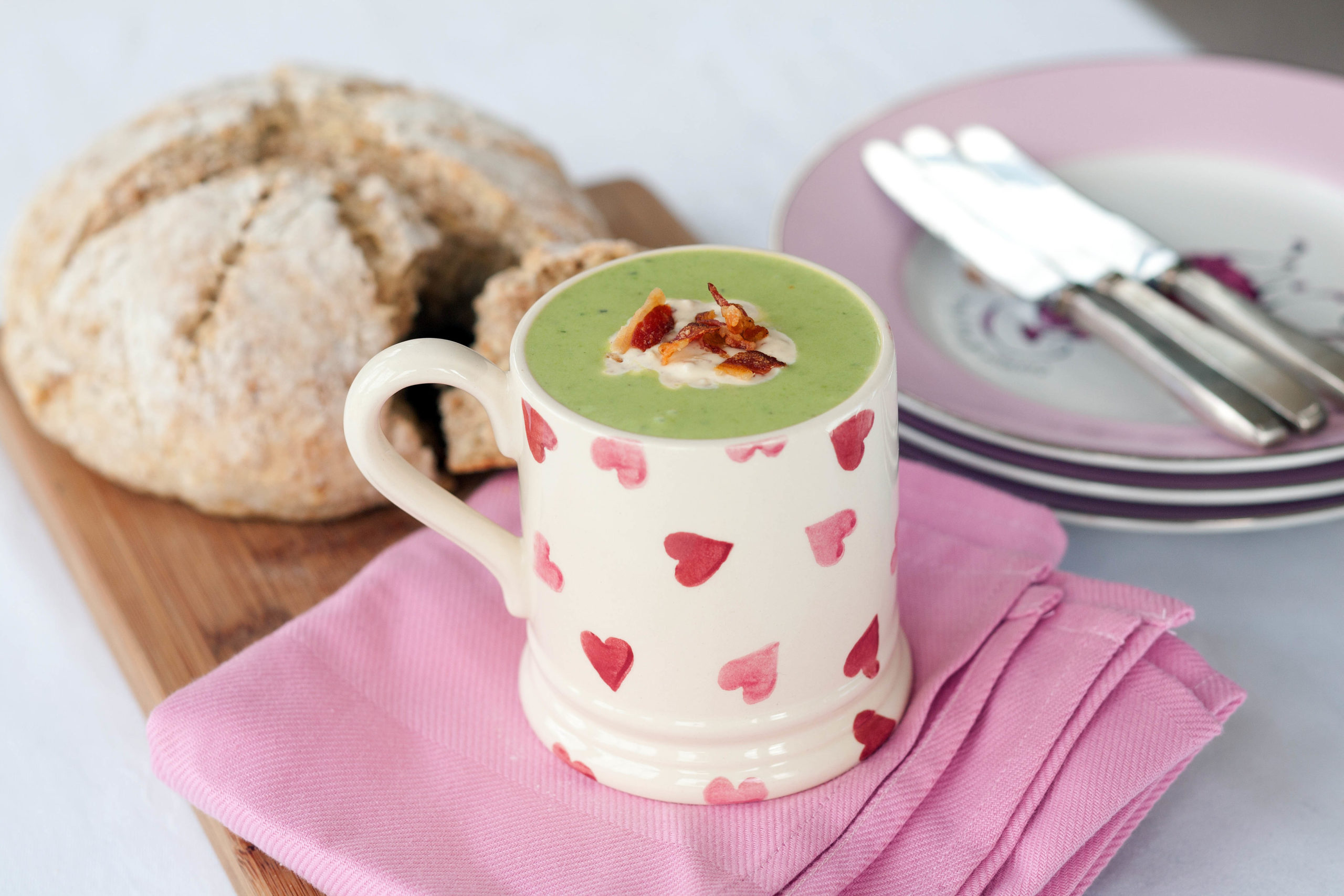 Pea Soup and Pancetta