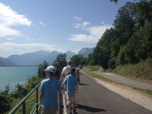 Family Hike Lake Annecy