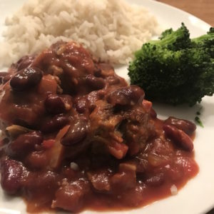 mid-week meals with Dolmio chilli con carne meatballs with rice broccoli Lunchbox World